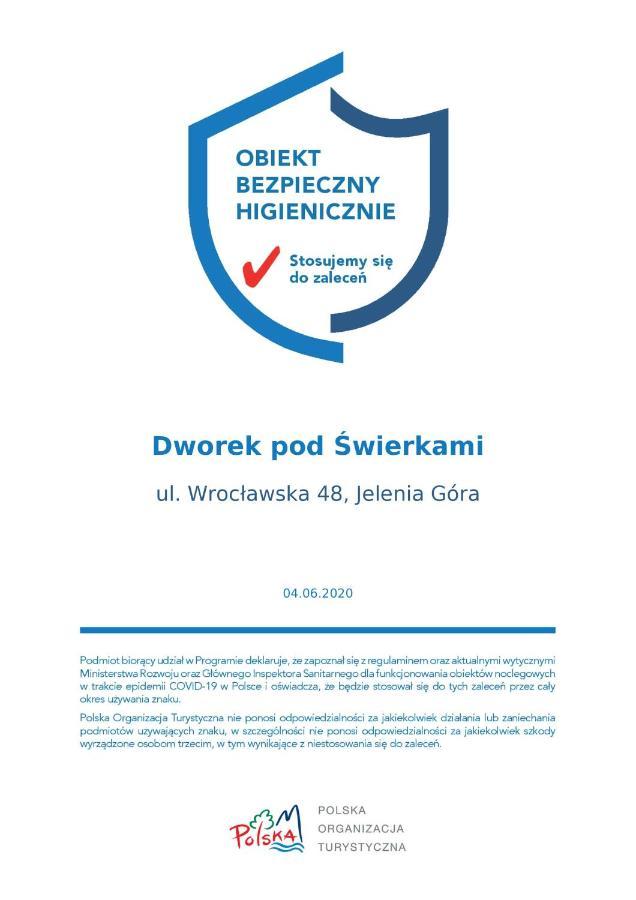 Dworek Pod Swierkami Еленя-Гура Экстерьер фото